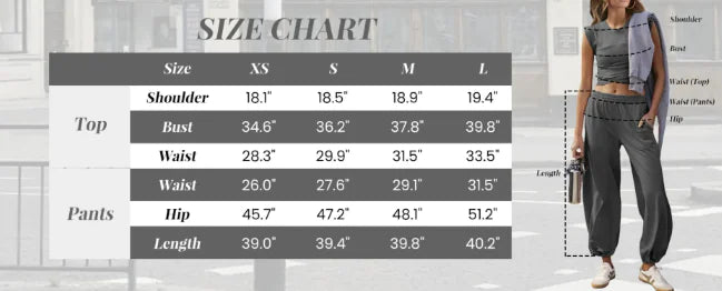 Ladies Casual Two-Piece Set