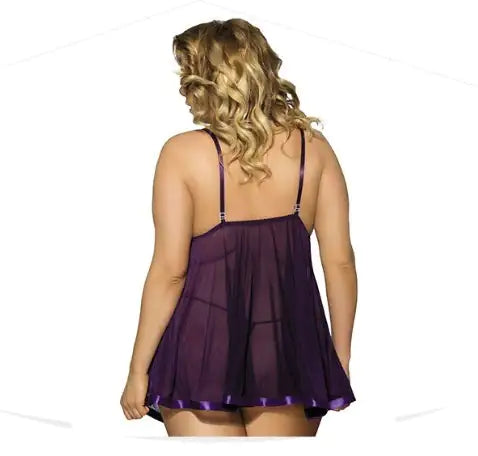 Women Sexy Lingerie Big Code 6XL Sleepwear Sleepdress
