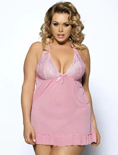 Women Sexy Lingerie Big Code 6XL Sleepwear Sleepdress