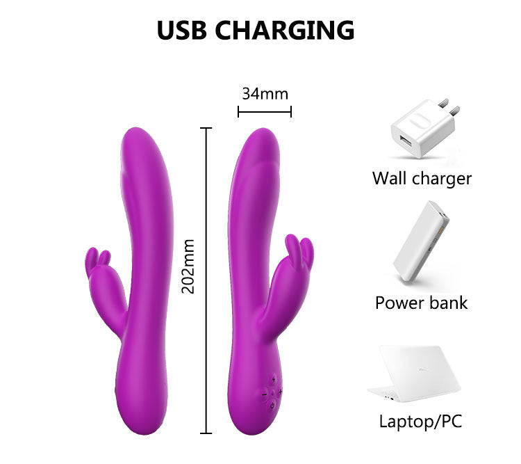 Facundo Vibrator with Rabbit Design (One Piece)