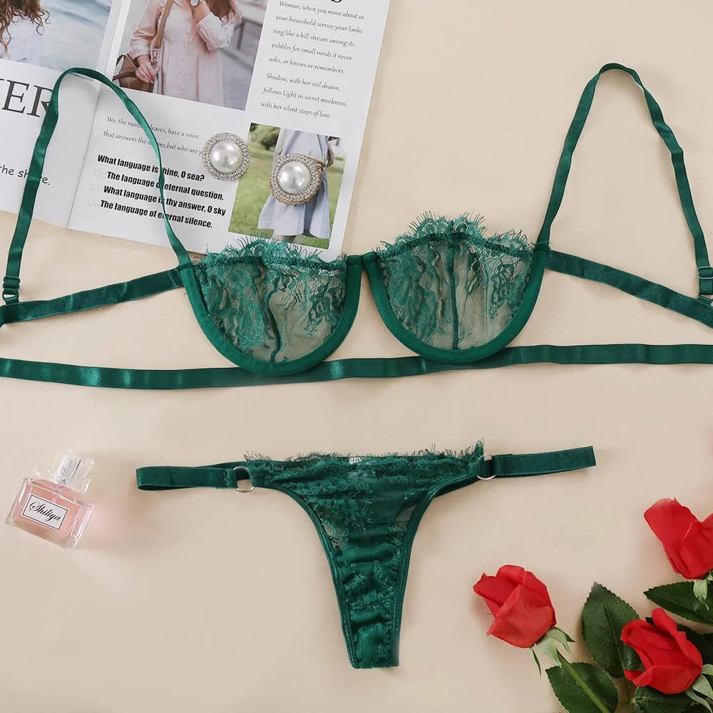 Sexy Transparent Lingerie Set