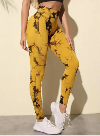 Seamless Tie Dye Leggings