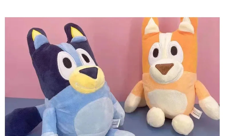 28cm 17cm Bluey Family Plush Toys Cute Simulation Pet Dog Patrol Bingo Sister Kawai Plush Children&