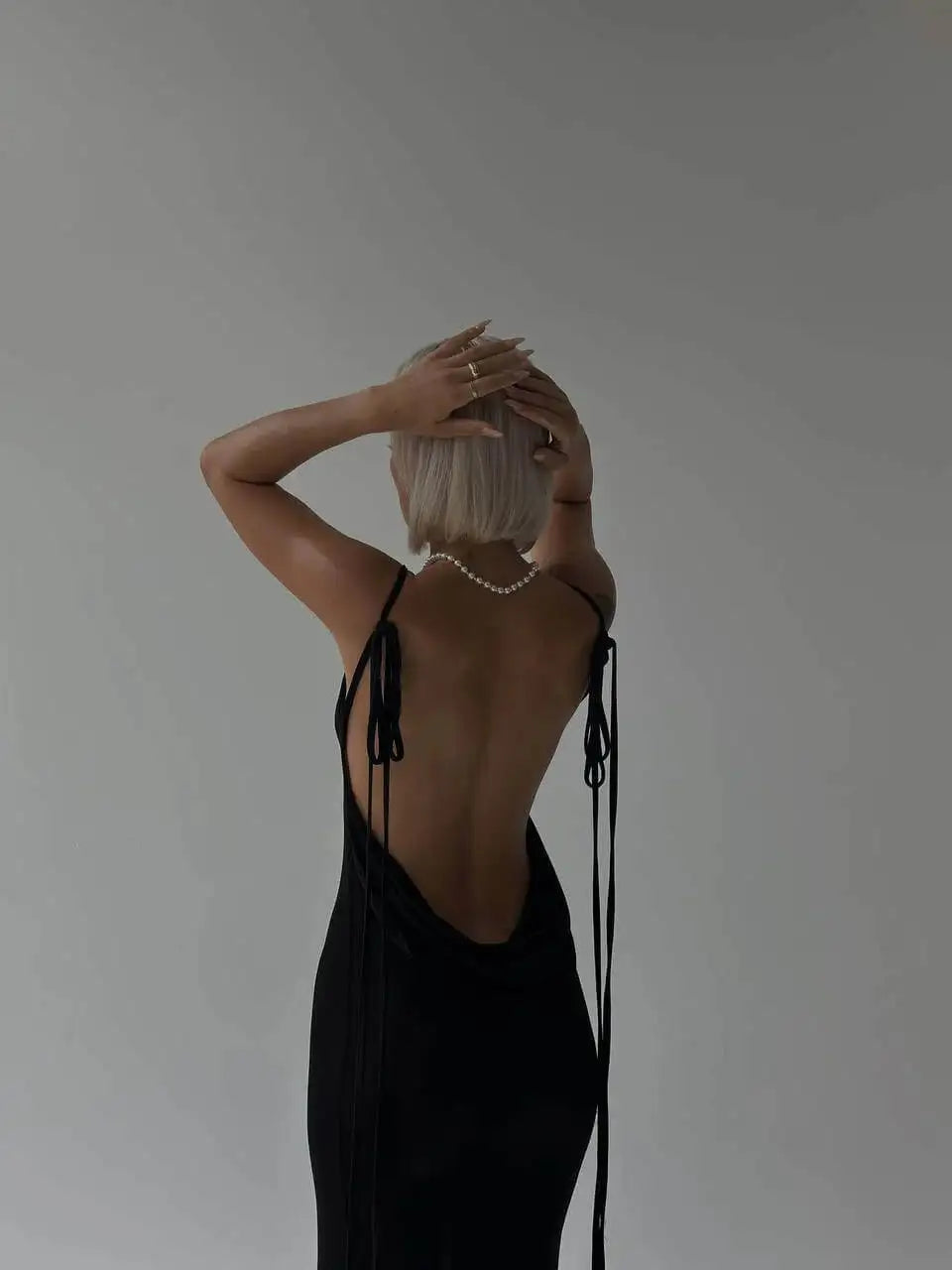 Sexy Halter Backless Summer Dress