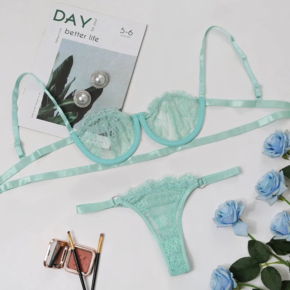 Sexy Transparent Lingerie Set