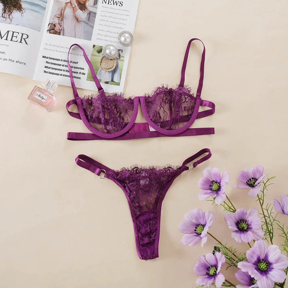 Sexy Transparent Lingerie Set