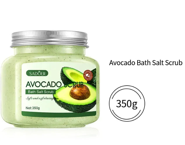 Fruit-Infused Exfoliating Bath Salt Scrub