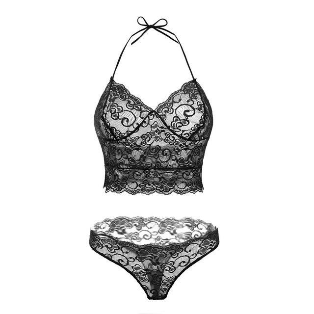 Lace Lingerie and Sleepwear Set