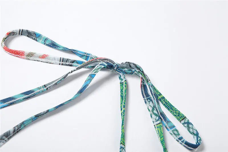 Mesh Bodysuit Skirt Set