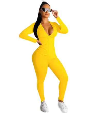 Sexy Casual Solid Color Hooded Two-piece Set