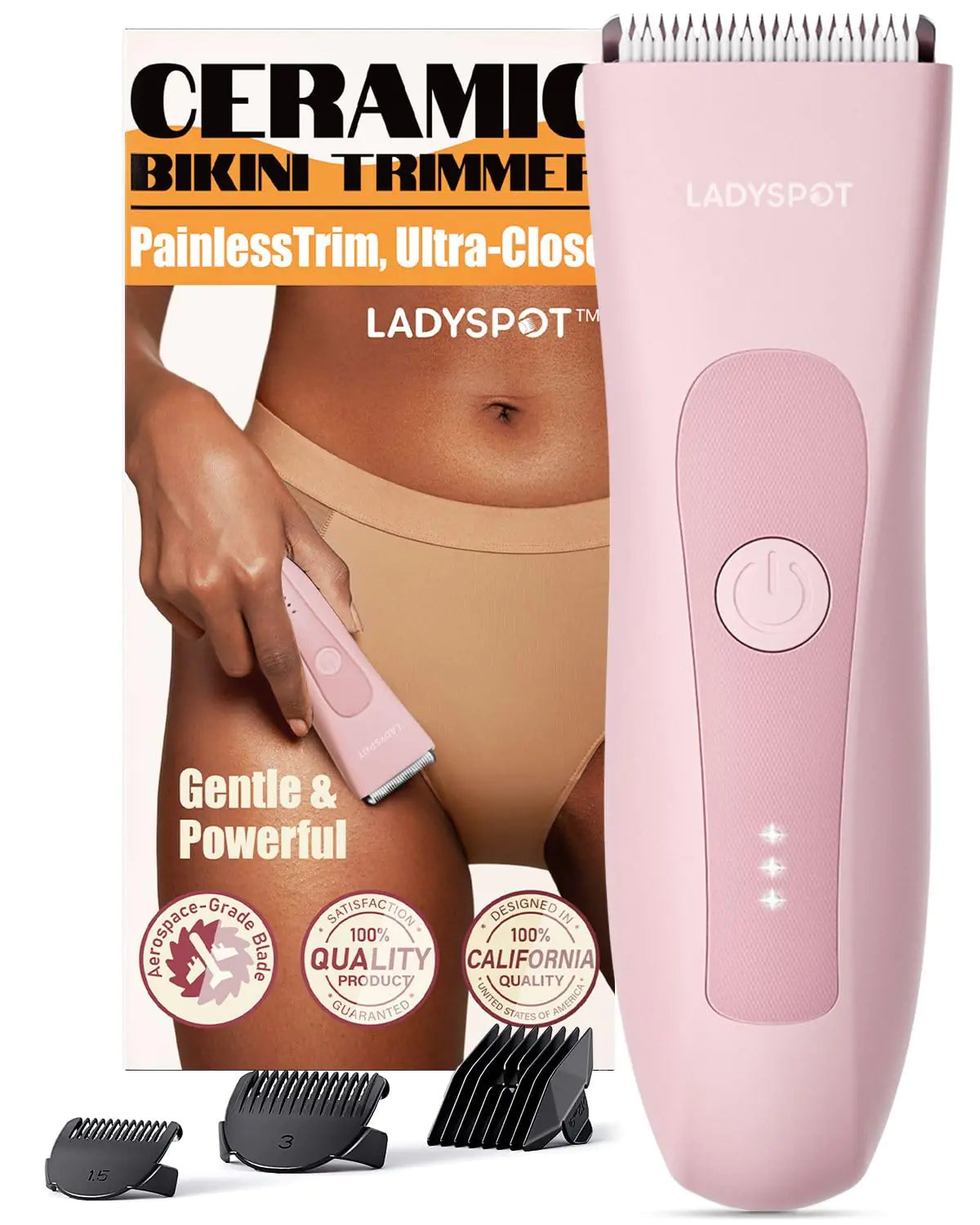 Bikini Trimmer for Women, Pubic Hair Trimmer Women -Electric Body Hair Trimmer Shaver Razor for Women&