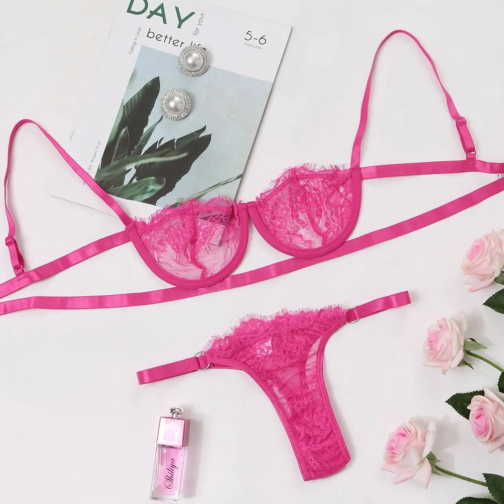 Sexy Transparent Lingerie Set