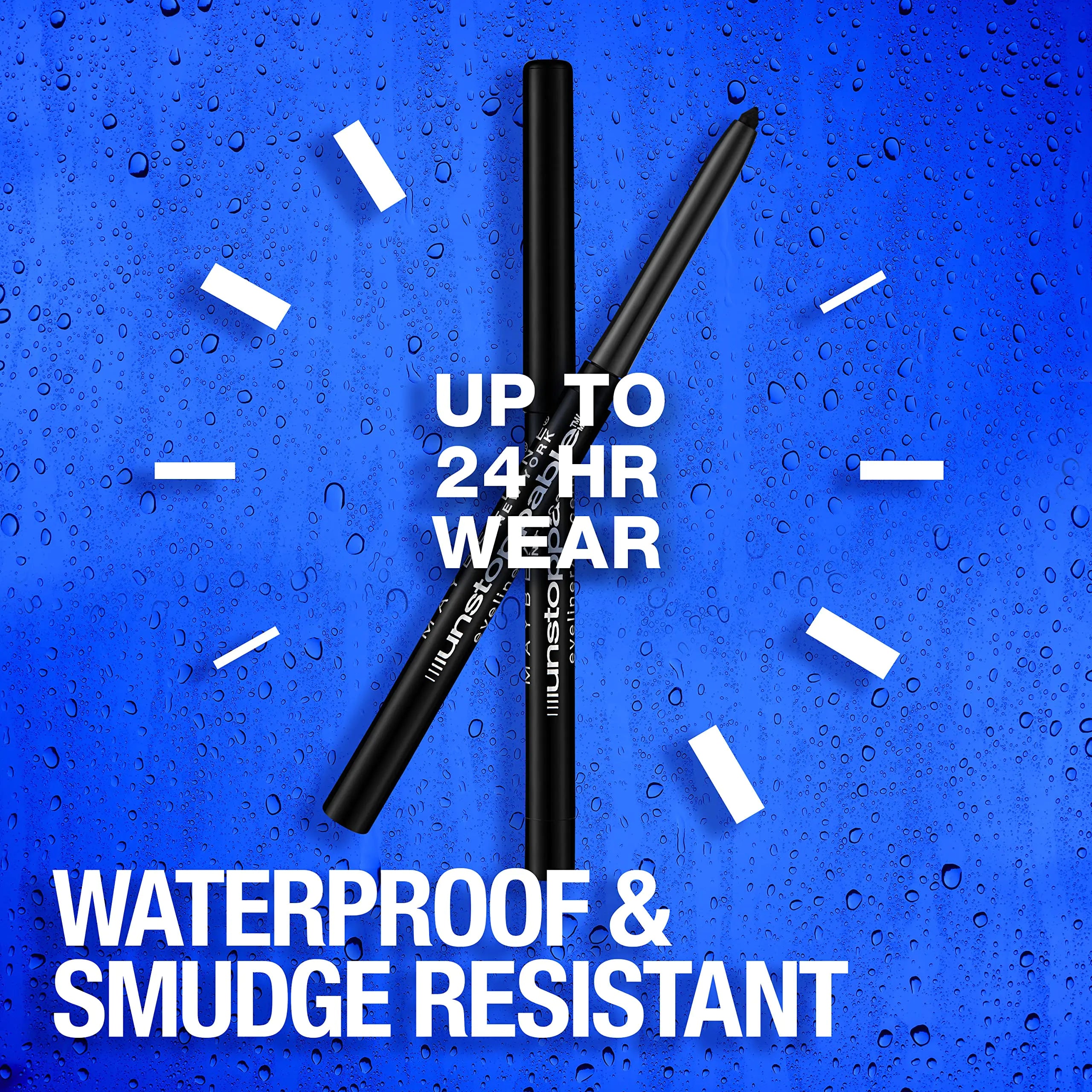 MAYBELLINE Unstoppable® Mechanical Eyeliner Pencil, Easy to Apply, Smooth Glide, Up to 24 Hour Wear Cinnabar 0.02 oz 2 Count (Pack of 1) 20 CINNABAR