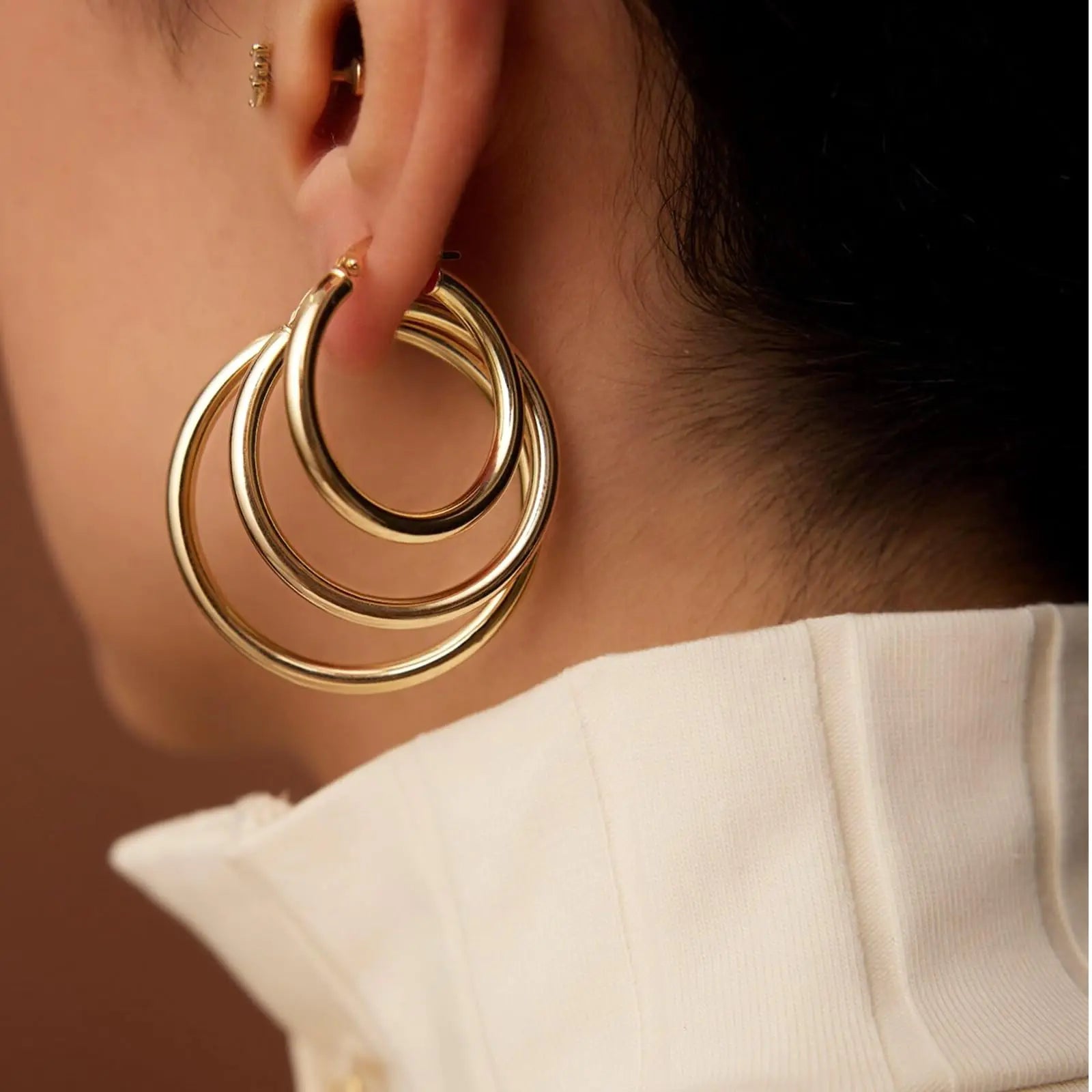 Gold Hoop Earrings Set for Women, 14K Small Huggie Earrings for Multiple Piercing Hypoallergenic Trendy Jewelry, Dainty Ball Cartilage Earrings for Women&