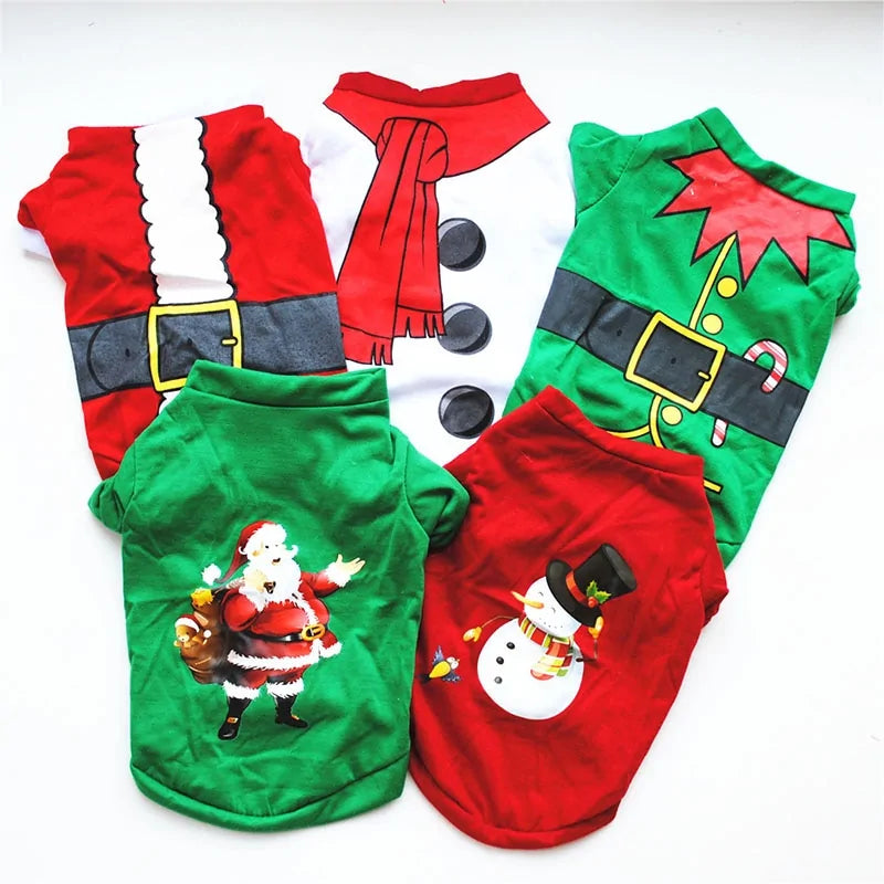 Pet Christmas Vest Shirt