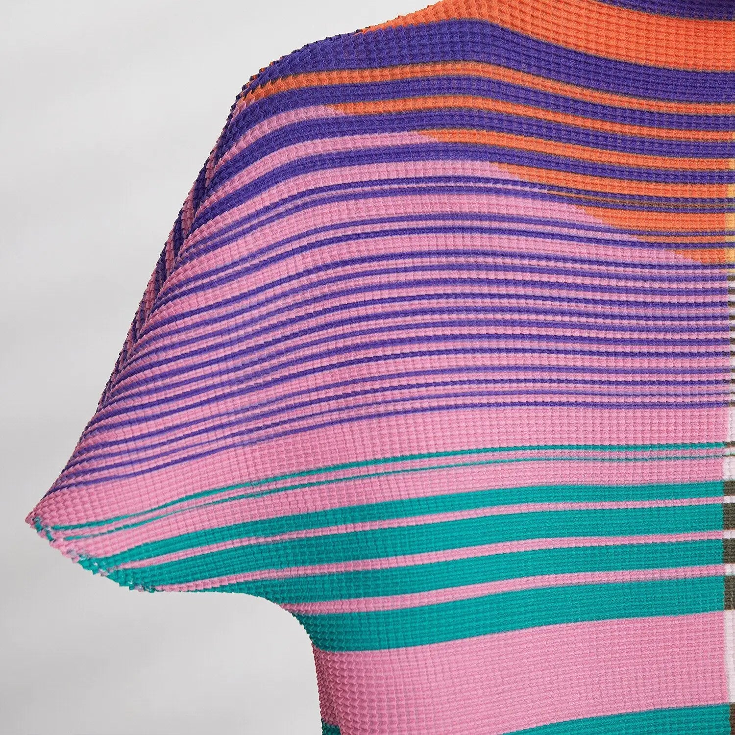 Mixed Print Pleated Set