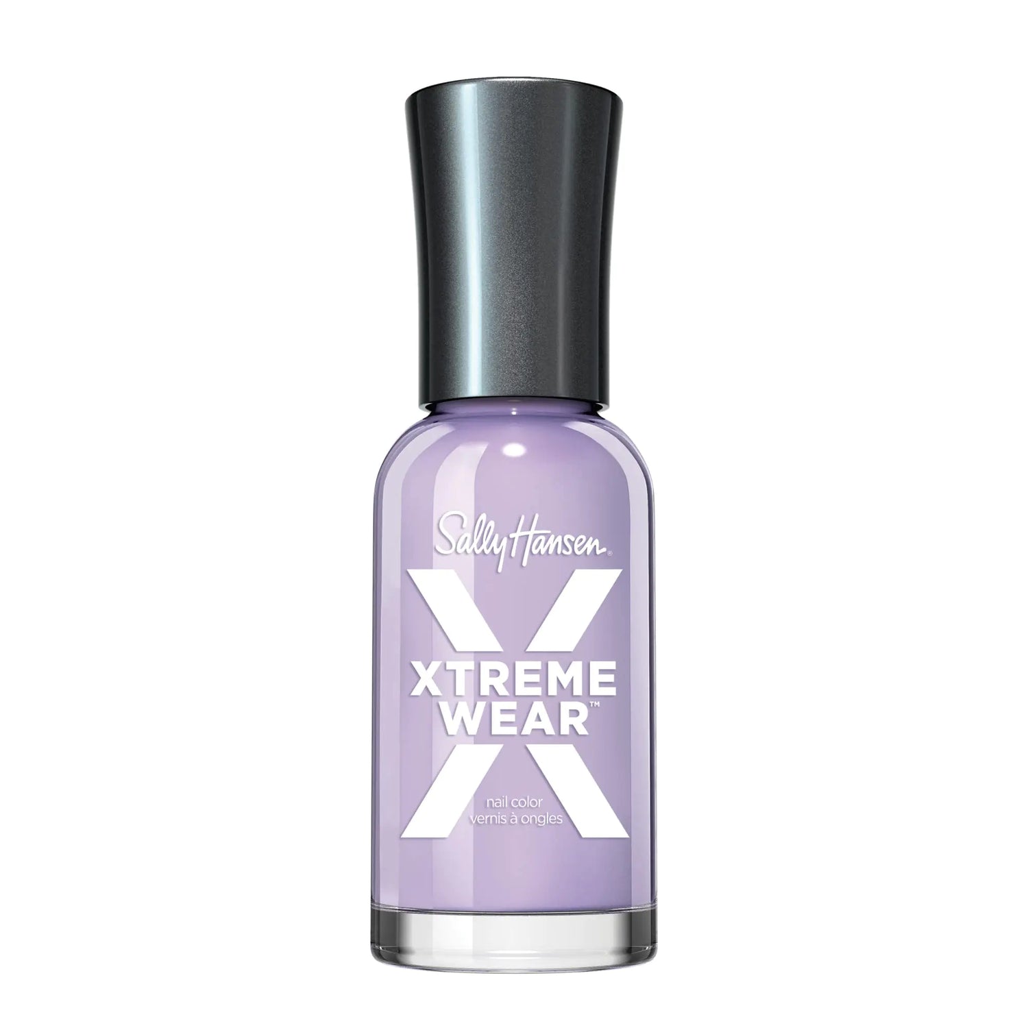 Sally Hansen Xtreme Wear Nail Polish, Streak-Free, Shiny Finish, Long-Lasting Nail Color, Lacey Lilac, 0.12 fl oz 0.12 Fl Oz (Pack of 1)