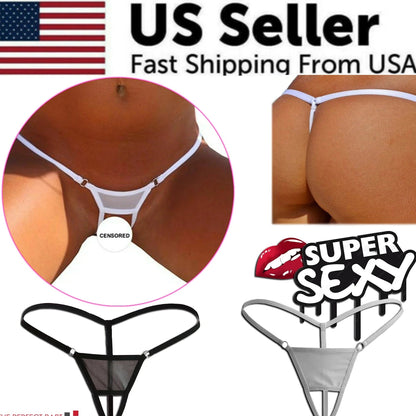 Sexy Women Lace Thong G-String Panties Lingerie Underwear Crotchless T-Back Mesh