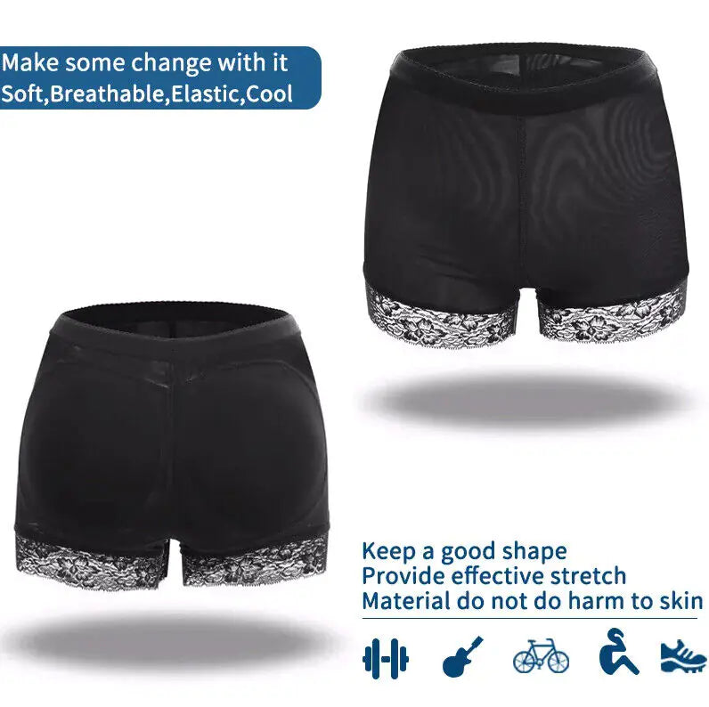 Booty Shaper Padded Underwear Panty Women&