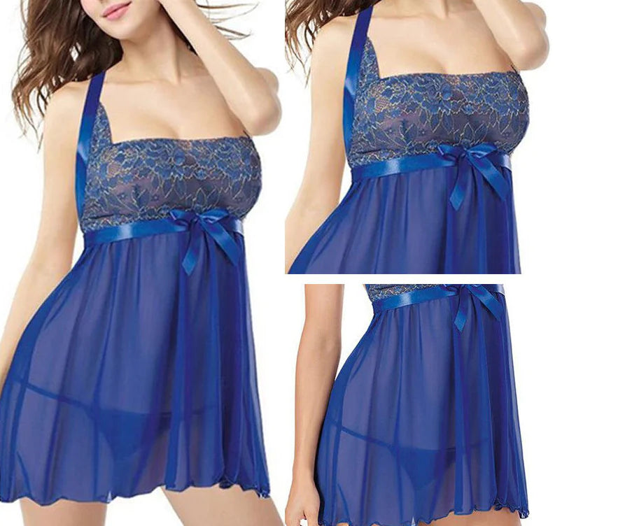 Lace Cami Top and Lingerie Set