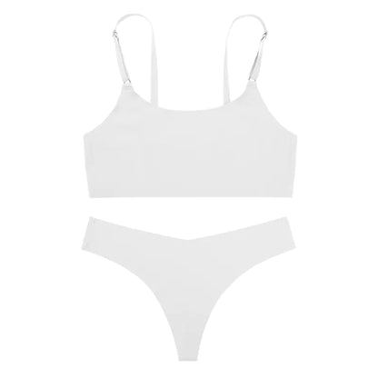 Seamless Bra and Camisole Set for Women, Breathable