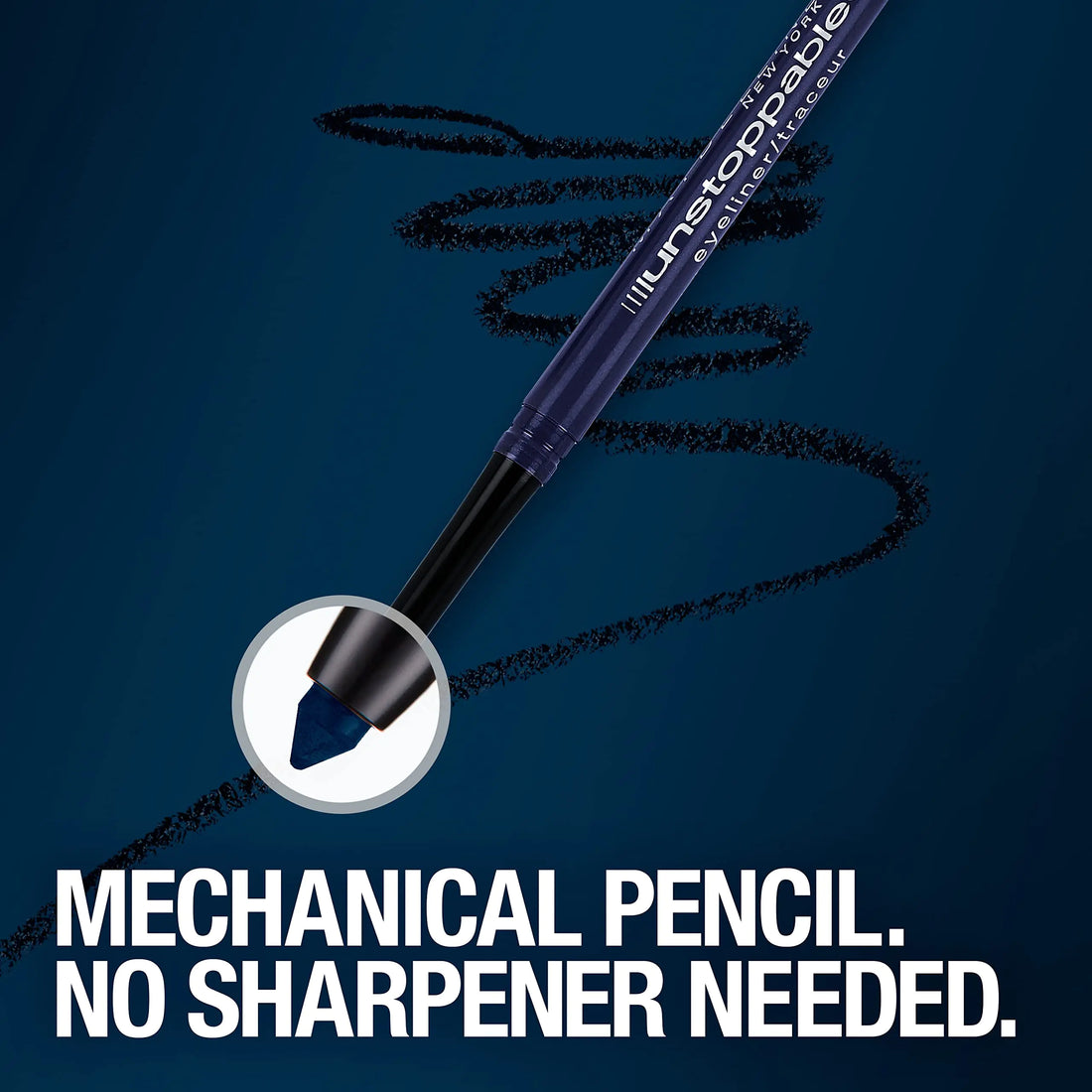 MAYBELLINE Unstoppable® Mechanical Eyeliner Pencil, Easy to Apply, Smooth Glide, Up to 24 Hour Wear Cinnabar 0.02 oz 2 Count (Pack of 1) 20 CINNABAR