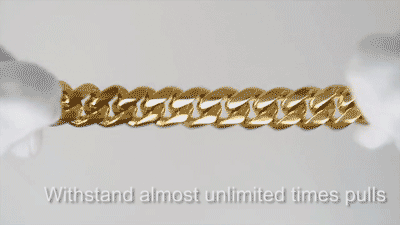 12mm 18K Gold 5-Layer Plated Premium Durable Cuban Chain (Stylish Buckle)