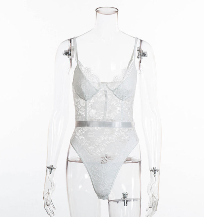 Lace Bodysuit - Romantic Lingerie