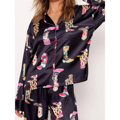 Fashion Home 3D Digital Printing Pajamas Suit