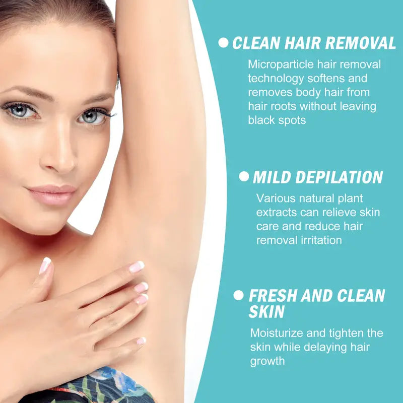 Gentle Hair Removal Spray for Women and Men, Natural Foam