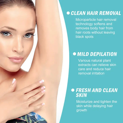 Gentle Hair Removal Spray for Women and Men, Natural Foam