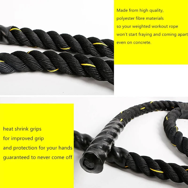 Heavy Weighted Jump Rope for Fitness and Muscle Building