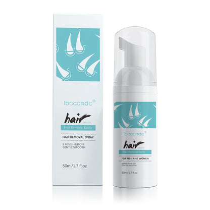 Gentle Hair Removal Spray for Women and Men, Natural Foam