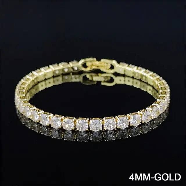 Tennis Bracelet Bangle for Women Wedding Fashion Jewelry Party Gift