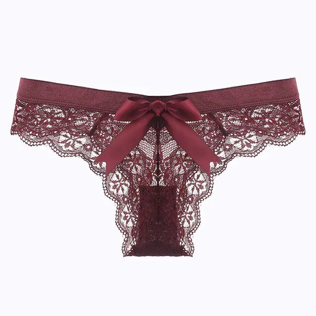 Sexy Butterfly Lace Thong