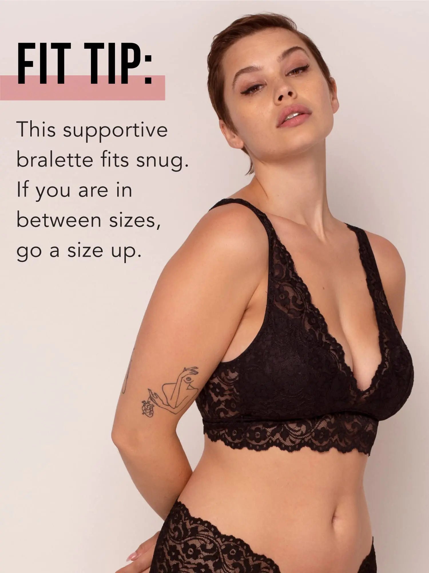 Smart &amp; Sexy Signature Lace Deep V, Wireless Bralette for Women, available in Multi Packs Small White - 1 Pack