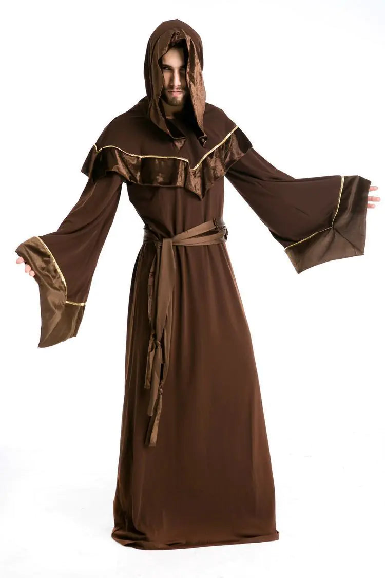 Adult Vampire Wizard Costume for Halloween Party