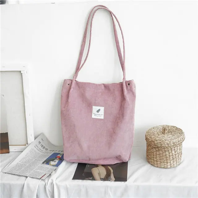 Women Corduroy Canvas Shoulder Bags