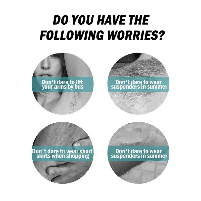 Gentle Hair Removal Spray for Women and Men, Natural Foam