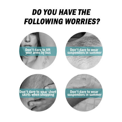 Gentle Hair Removal Spray for Women and Men, Natural Foam