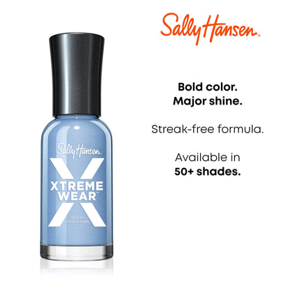 Sally Hansen Xtreme Wear Nail Polish, Streak-Free, Shiny Finish, Long-Lasting Nail Color, Lacey Lilac, 0.12 fl oz 0.12 Fl Oz (Pack of 1)
