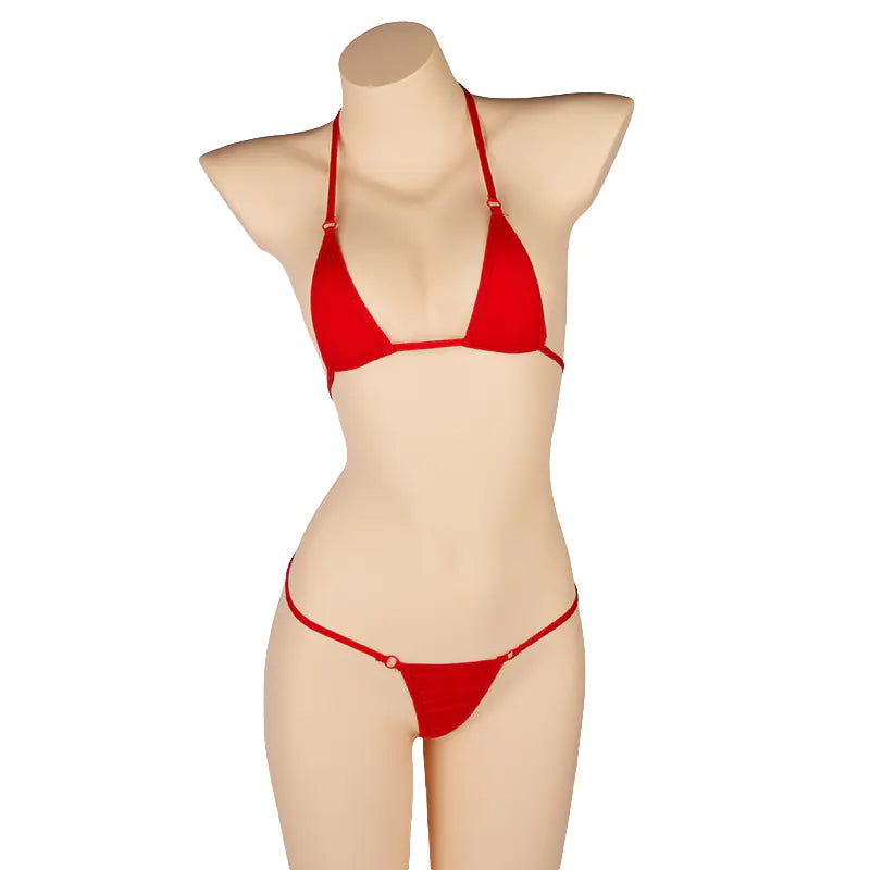 Lingerie Set with Ultra-Thin Sheer Material (Bikini Style)