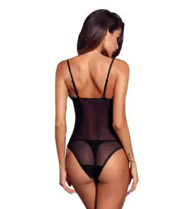 Lace Backless Lingerie Bodysuit for Women