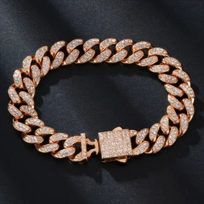 13mm Iced Cuban Link Set