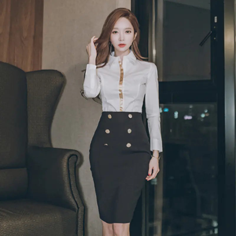 Bodycon Skirt, Midi Skirt, High-Waisted Skirt