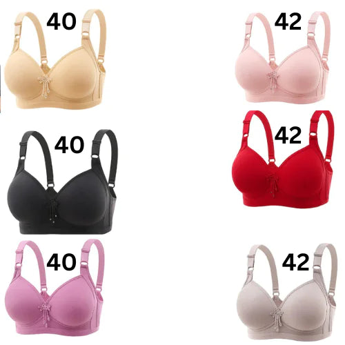 Non-steel Ring Bra Push Up Adjustable Bralette Mujer