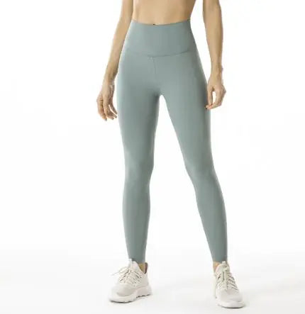 High-waisted Butt-lifting Sanded Fitness Pants