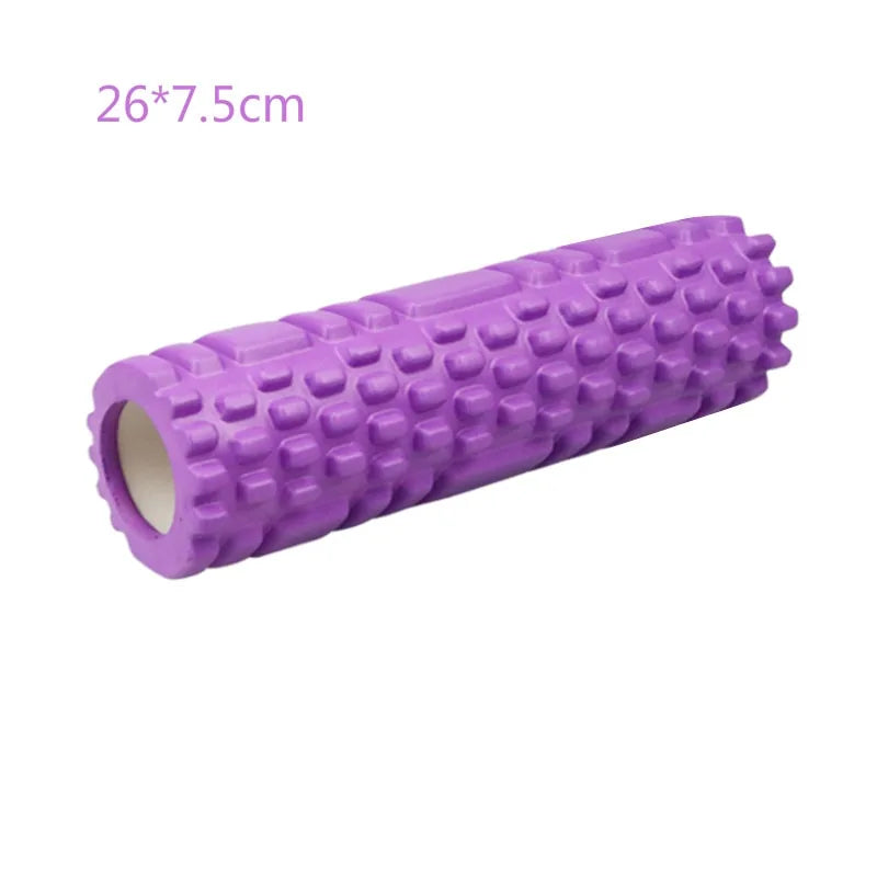 Fitness Foam Roller Set: Yoga Column &amp; Soft Yoga Block