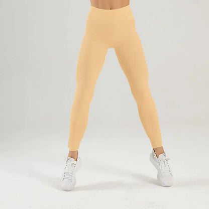 Seamless High-Stretch Sports Bra and Yoga Set