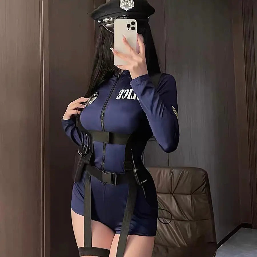 Sexy Nightclub Cosplay Uniform Set for Women